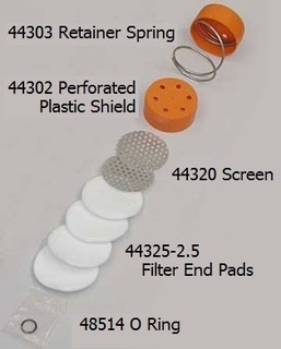 Plates / Pads / Shield / Oring /  Kit for  #44300 