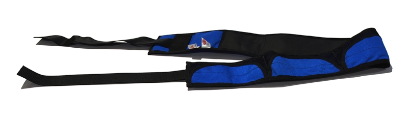 Deluxe Pocket Weight Belt, X-Large, Blue 