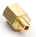 Reducing Adapter, 1/4 NPT female to 1/8 NPT male, Brass - 67280B